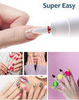 Electric Nail Drill & Gel Polish Remover - 5-Speed Cordless Nail File Filer Grinder - Rechargeable Manicure Kit for Acrylic Gel Nails Cuticle Callus Remover - Electric Nail Drill Buffers for Women