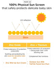 ATOPALM Outdoor Sun Milk SPF50+ PA+++ 55g, Waterproof Baby Kids adult, MLE Korean Mineral Sunscreen