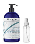 Dr Joe Lab Rice Water Growth Mix, Nourishing Toner with Rose Hydrosol, Aloe Vera Face and Scalp Essence, Rice Extract, Pro Vitamin B5, Oily Skin, Alcohol Free Spray Spritz (16 oz)