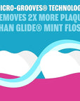 Listerine Cool Mint Interdental Floss for a Cleaner, Healthier Mouth, Oral Care, 55 Yards (Pack of 12)