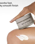 Salt & Stone Body Cream – Santal & Vetiver | Hydrating Formula with Seaweed Extracts, Spirulina & Squalane | Deep Hydration, Skin Barrier Support & Healthy Glow | for all Skin Types (6.7 fl oz)