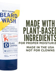 Duke Cannon Supply Co. Beard Wash Citrus Hefeweizen, 6 Fl Oz - Made with Plant-Based Ingredients to Strengthen, Rejuvenate, Soften and Condition
