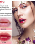 evpct 2Pcs Black Red Cherry Magic Mood Color Changing Lipstick Long Lasting 24 Hours Original for Women, PH Color Change Changing Jelly Lipstick Tinted Lip Balm Stain Gloss Makeup Set, labial magico