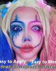 Go Ho Pink Face Body Paint Stick,Water Based Washable Face Paint Stick,Non-toxic Full-coverage Cream Pink Body Paint for Adults Children Halloween Cosplay SFX Makeup