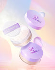 Matte Loose Powder Makeup, Poreless Lasting Face Setting (#02 NATURAL) 35Oz