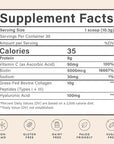 Beam Collagen Powder, Collagen for Women, Collagen with Hyaluronic Acid, Collagen Peptides Type 1 and 3, with Biotin, Grass Fed Bovine, Third-Party Tested, Best for Coffee, Vitamin C, 30 Servings