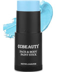 CCbeauty Light Blue Face Paint Stick, Face Painting Kit, Full Coverage SFX Makeup Foundation, Professional Body Paint for Halloween Costume Cosplay Theme Party, For Avatar, Sally Corpse Bride Makeup
