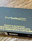 MAC M.A.C Sculpt & Glow Duo Highlight & Contour Palette (0.12 oz/3.5g), gold