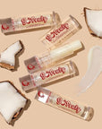 wet n wild Perfect Pout So Pouty Shine Tinted Lip Balm Coconut Flavored, Hyaluronic Acid, Vegan Collagen, Moisturizing For Dry Lip Care, Clear (Pack of 2)