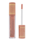 Juvia's Place Coffee Shop Lip Gloss - Cream de Cacao - Hydrating Butter Lip Gloss for Women, Long-Lasting Shine, Moisturizing Glass-like Finish, Plumping Non-sticky, Suitable for every vibe