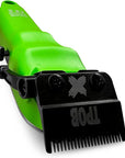 TPOB Slime 2 Barber Hair Clippers for Men 6800 RPM with Matte Green Case and X Fade Blade