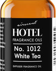 AirScent Hotel Diffuser Oil No. 1012 Inspired by The White Tea Hotel Scent - Premium Fragrance Oil for Ultrasonic and Waterless Diffusers and Crafting - 10 mL, 0.34 fl oz Glass Dropper Bottle