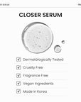 FRANKLY Closer Serum Mega Jumbo | Pore Minimizer Serum | 9 Peptides, Vegan Collagen, Adenosine, PHA | Korean Pore Minimizer for Glass Skin, Anti-Aging, Hydration, Elasticity | 3.38 fl oz
