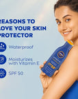 Nivea Moisturising Sun Lotion SPF-50, 125ml