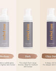 Ultra Dark Self Tanner Mousse - Self Tanning enriched with Vitamin A & E Provides Streak Free Tan, No Fake Tan with Kakadu Plum Scent, Tanning Mousse Made with Natural & Organic Ingredients