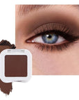 Coffee Brown Matte Eyeshadow – Smoked Eye Shadow, Daily Waterproof Long-Lasting Eyeshadow Powder Palette for Women Neutral Eye Makeup sombras para ojos (09)