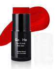 Go Ho Red Face Paint Stick,Easily Washable Formula Body Paint,Non-toxic Full-coverage Cream Red Face Body Paint for Adults Children Halloween Cosplay SFX Devil Clown Makeup