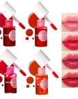 4PCS Lip Tint Stain Set,Mini Liquid Water Tint,Korean Lip