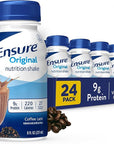 Ensure Original Coffee Latte Nutrition Shake | Meal Replacement Shake | 24 Pack