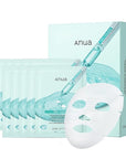 ANUA PDRN Hyaluronic Acid Capsule 100 Serum Mask, everyday glow korean sheet mask with Salmon PDRN, Hyaluronic acid, Collagen, Self home care facial mask for glass skin, Korean skin care (10EA)