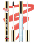 KISSIO Lip Stain Set,Peel Off Lip Liner Stain and Lip Care Oil,Transfer Proof,Long Lasting and Waterproof Lip Tint,Matte Finish,Lip Combo,07 Berry