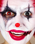 Go Ho White Face Paint,Washable Formula Face Paint Stick,Non-toxic Full-coverage Cream to Powder White Face Body Paint for Halloween Cosplay Zombie Skeleton Clown Goth Makeup