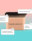 Tanologist Blending Brush, For Tanning Mousse, Water & Gradual Tanning Lotion, Streak-Free Self-Tanner Application, Contour & Define Face & Body, Vegan & Cruelty-Free Body Brush, 1 Count