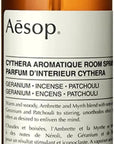 Aesop Cythera Aromatique Room Spray | Non-Aerosol Air Freshener | Woody, Opulent, Spicy | Aroma for Several Hours | 3.3 oz / 100mL