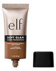 e.l.f. Soft Glam Foundation, Medium Coverage, Long-Lasting & Buildable Foundation For A Smooth, Satin Finish, Vegan & Cruelty-Free, 55 Deep Warm