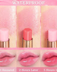Kaely 3Pcs Peach Strawberry Blueberry Hydrating Lipstick Tinted Lip Balm, Color Changing PH Lipstick Makeup, Korean Magic Lip Stain Long Lasting Waterproof, labiales magicos 24 horas originales
