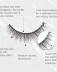 Ardell Faux Mink Lashes 815, Ultra-Soft, Natural Look False Eyelashes, Reusable Strip Lashes, 4 Pairs, 1 Pack
