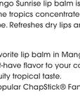 ChapStick Tropical Paradise Collection, Mango Sunrise