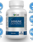Immune Defense 600mg | 60 Veg Capsules. Enhance Immune Health with a Potent Blend of Graviola Leaf, Raspberry Fruit, Green Tea, Turmeric, Garlic. Boost Your Well-Being Naturally.