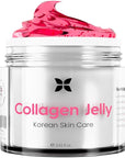 REVO Collagen Jelly – Korean Anti-Aging Plumping Formula with Hydrolyzed Collagen, Niacinamide, Hyaluronic Acid & Vitamin C – Skincare for Glass Glow Skin, Wrinkle Repair & Even Tone (3.52 Fl Oz)