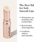 goop Beauty Clean Lip Balm | Dry Lips Treatment | Coconut Oil, Pomegranate Extract, & Shea Butter | Petroleum Free | 0.16 oz