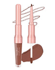 2-IN-1 Lip Liner and Lip Stain, High Pigmented Long Lasting Velvet Lip Tint, Well-Defined Lipliner, Weightless Waterproof Not Animal Tested, Matte Finish Makeup