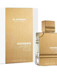 Al Haramain Amber Oud White Edition for Unisex - Arabian Perfume for Women & Men - Long Lasting Fragrance with Notes of Bergamot, Jasmine, Patchouli, Musk, Vanilla - Arabic Eau de Parfum Spray - 2 oz