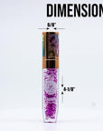 42 Bundle Diamond Bling Bling Mood Color Changing Lip Gloss & Lip Stain Set of 6 Crystal Sparkle Non-Sticky Lightweight Long Lasting High Shine Hydrating Glow For Girls, Teens, Women