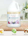 Ginger Lily Farms Botanicals Soothing Butter Lotion for Dry, Sensitive Skin, 100% Vegan & Cruelty-Free, Fragrance Free, 1 Gallon Refill (Pack of 4)