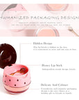 2Pcs Honey Strawberry Lip Balm Honey Exfoliator