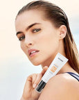 Tinted Sunscreen for Face, SPF 50 Face Sunscreen, Hydrating Sun Essence, Concealer Sunscreen, Lightweight Travel Size Against UVA and UVB Sun Protection, Beige 50ml / 1.7oz