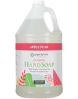 Ginger Lily Farms Botanicals All-Purpose Foaming Hand Soap Refill, 100% Vegan & Cruelty-Free, Apple Pear Scent, 1 Gallon (128 Fl.Oz)
