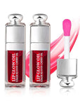 2PCS Hydrating Lip Glow Oil, Lip Oil Gloss Lip 2 OZ
