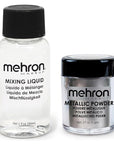 Mehron Makeup Metallic Powder (.) with Mixing Liqu 17 oz