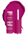 NYX PROFESSIONAL MAKEUP Smooth Whip Matte Lip Cream, Long Lasting, Moisturizing, Vegan Liquid Lipstick - Bday Frosting (Violet Red)