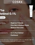 Cosrx retinol cream, 0.67 oz,