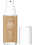 L'Oreal Paris True Match Super-Blendable Foundation, Medium Coverage Liquid Foundation Makeup, N5.5, Medium, 1 Fl Oz