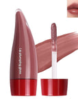Hydrating Lip Glow Oil, Lip Plumper Gloss Lip Tint Stain, Pigmented Plumping Lip Gloss, Nourishing Non-Sticky Vegan, Glossy Mirror Finish Tinted Lip Glaze, Plump And Pout Lipgloss for Women Girls-03#