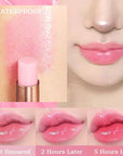 Kaely 2Pcs Peach Hydrating Lipstick Tinted Lip Balm, Color Changing PH Lipstick Makeup, Korean Magic Lip Stain Long Lasting Waterproof, labiales magicos 24 horas originales