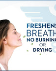 Oral-B Dry Mouth Oral Rinse Mouthwash, Moisturizing Mint, 16 Fl Oz